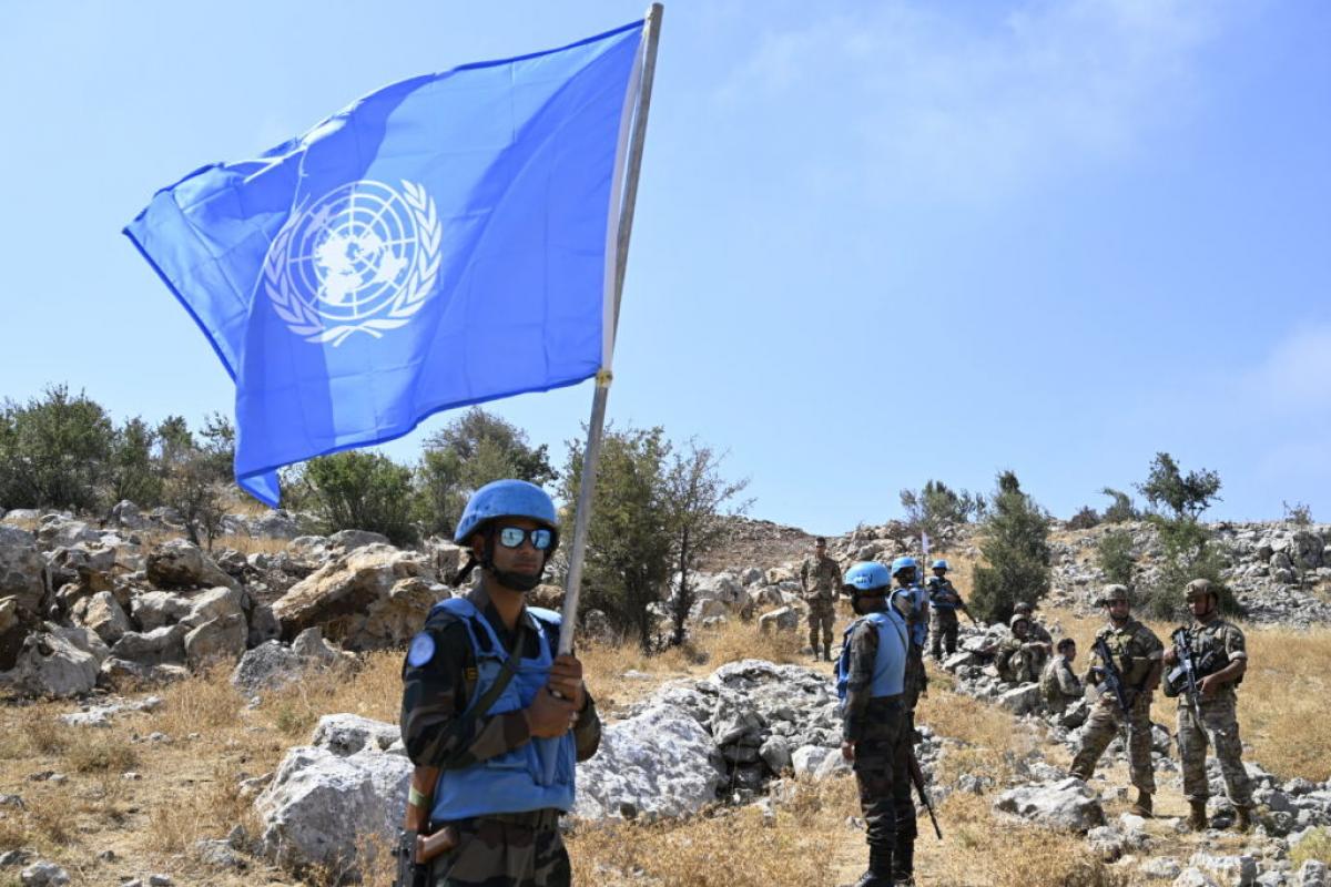 Foto de archivo de un soldado de la ONU.