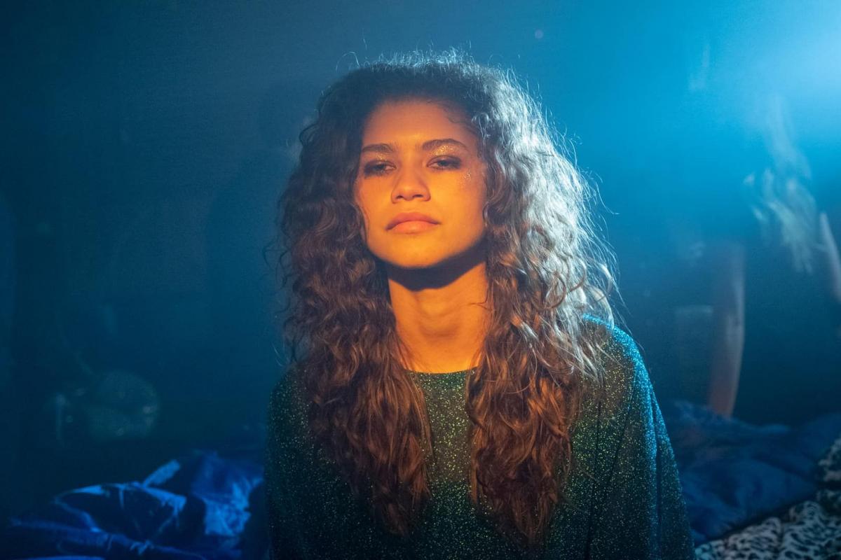 Zendaya, protagonista de Euphoria, en un momento de la serie.