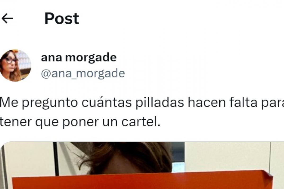 El tuit de Ana Morgade