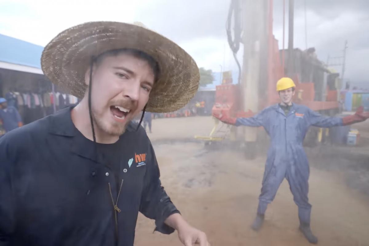 El youtuber MrBeast en su último vídeo