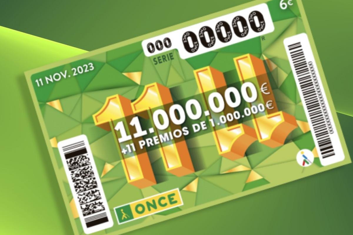Hasta cuándo se puede comprar un cupón del Extra 11 del 11 de la ONCE