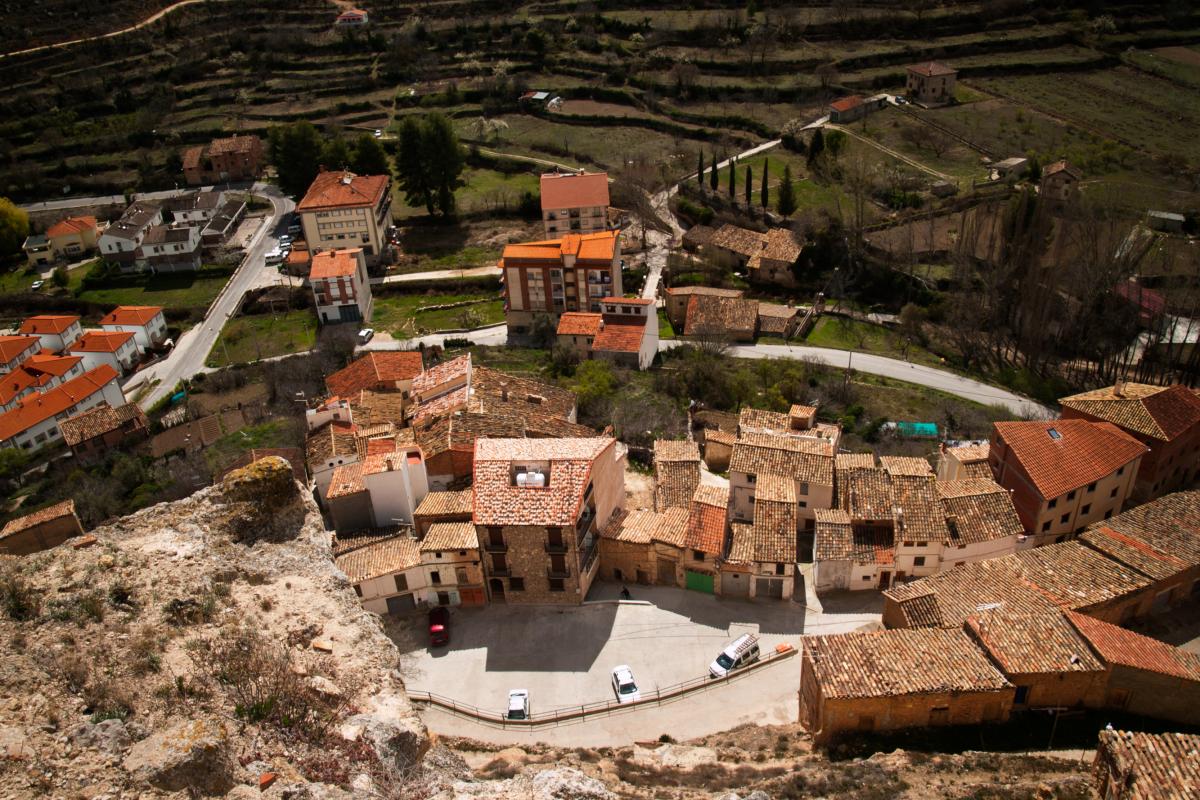Imagen aérea de Ademuz.