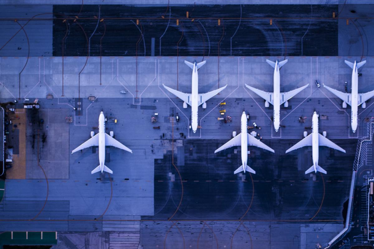 Imagen de archivo de una aeropuerto estadounidense.