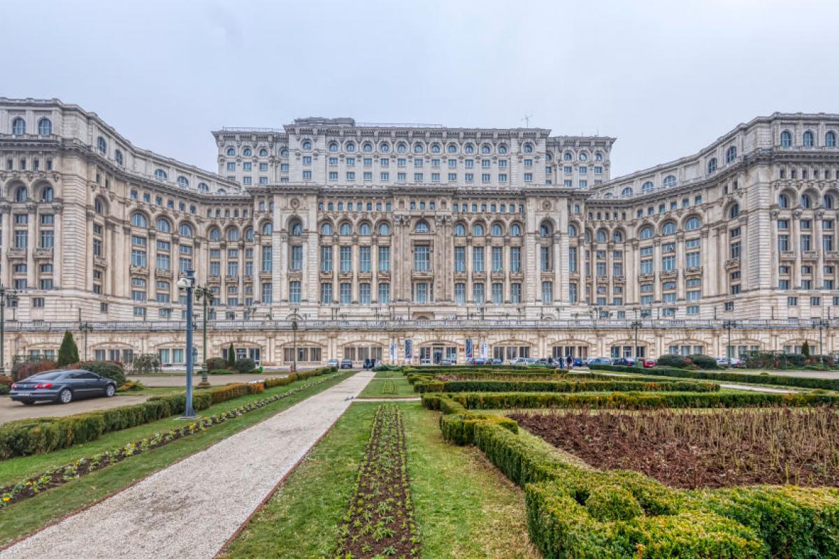 El parlamento de Rumanía.