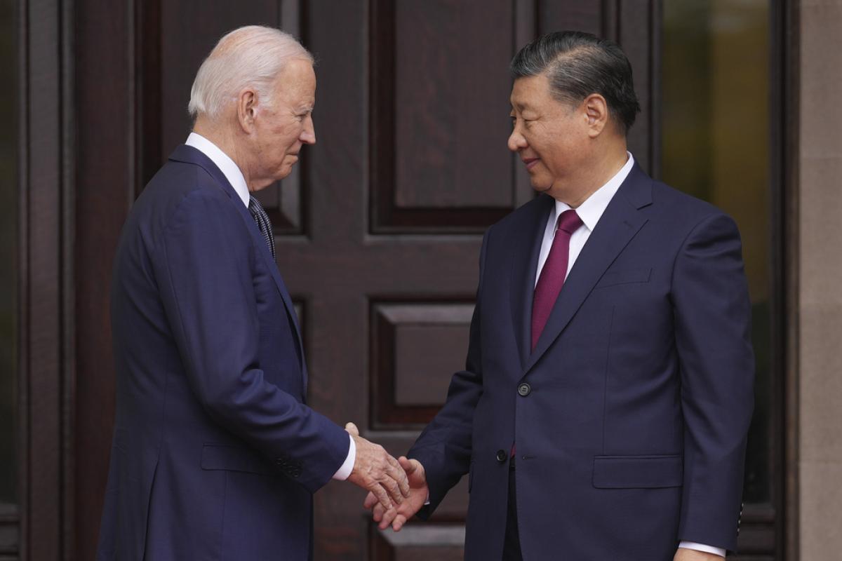 El presidente de Estados Unidos, Joe Biden, y el presidente de China, Xi Jinping, se reúnen en San Francisco.