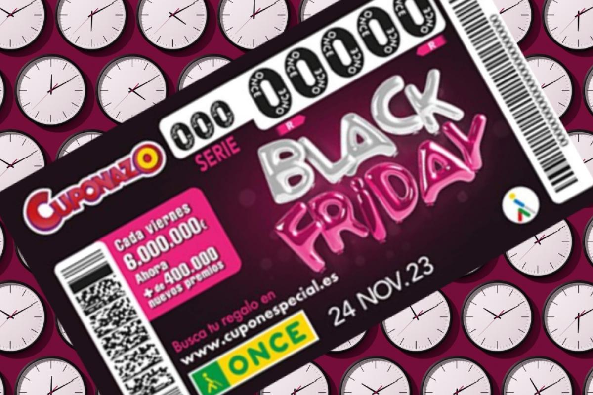Hora del Sorteo del Cuponazo del Black Friday de la ONCE 2023