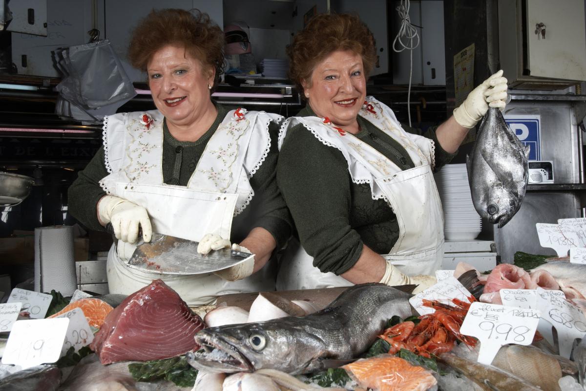 Imagen de archivo de una pescadería.