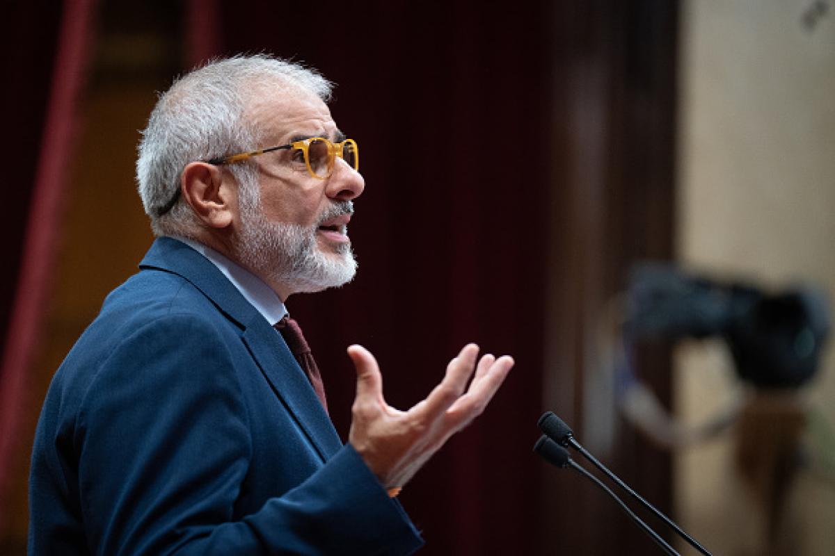 El responsable de Ciudadanos en Cataluña (Ciutadans), Carlos Carrizosa, en una imagen de archivo.