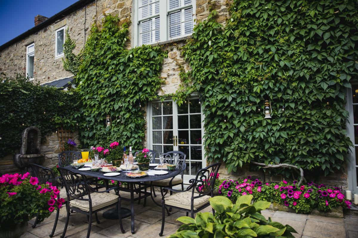 Imagen de archivo de un jardín.