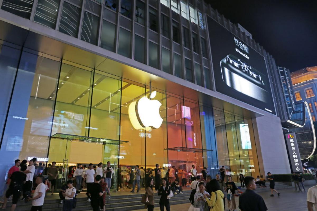 Tienda Apple en Shanghai (China).