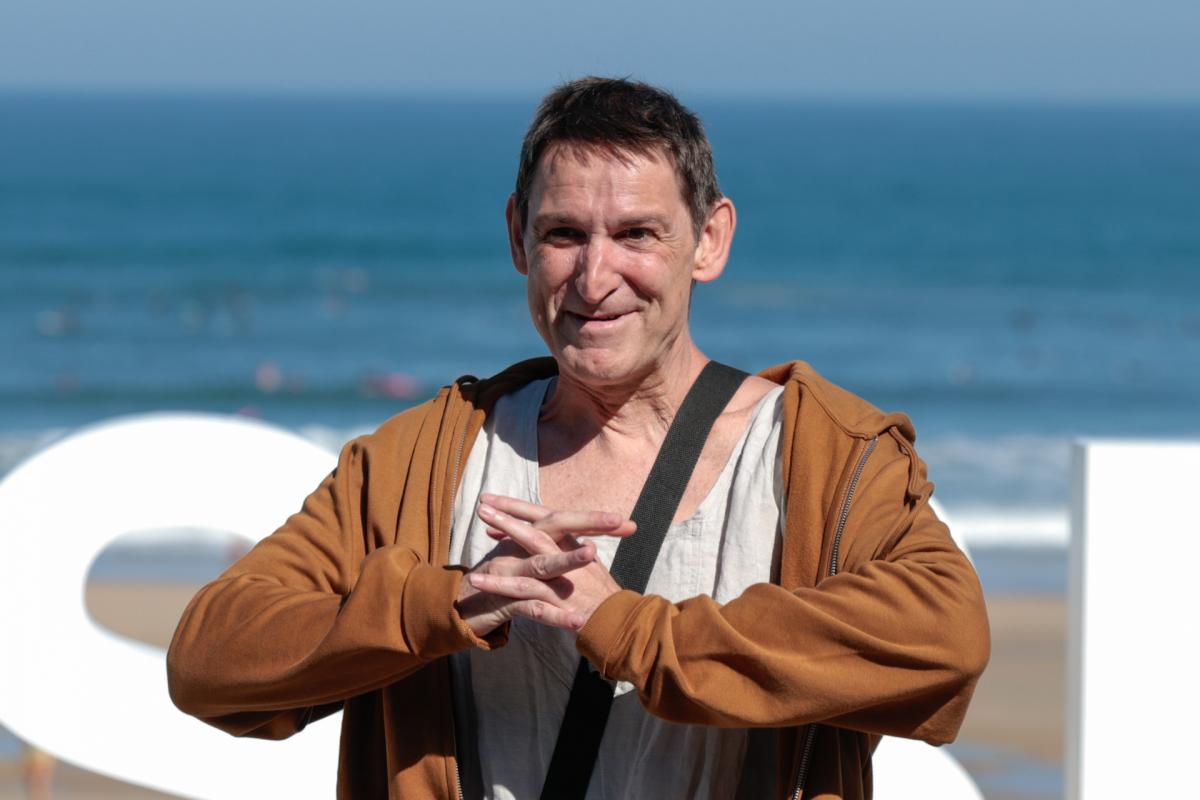 Albert Pla, en la presentación de 'La Mesías' en el Festival de San Sebastián el 29 de septiembre de 2023.