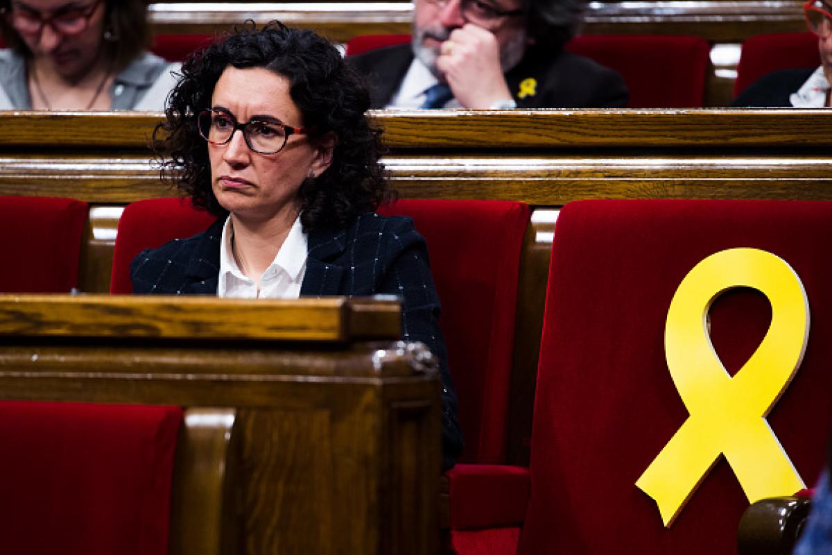 La republicana Marta Rovira, en una imagen de archivo en el Parlament.