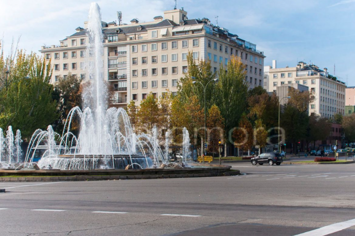 Plaza de San Juan de la Cruz, en Madrid.
