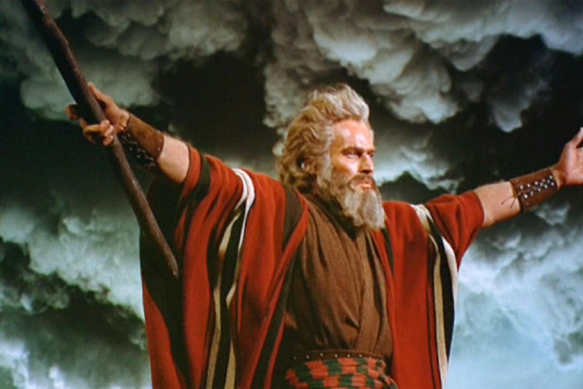 Charlton Heston en 'Los 10 mandamientos'.