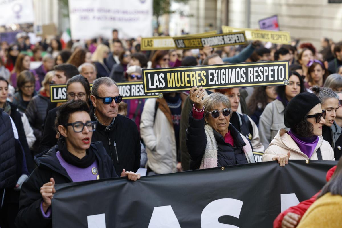 Manifestación del 25N, Día Internacional de la Eliminación de la Violencia contra la Mujer.