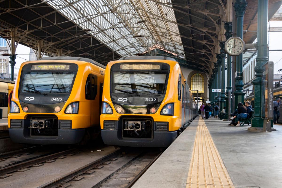Trenes de Comboios de Portugal, en una imagen de archivo