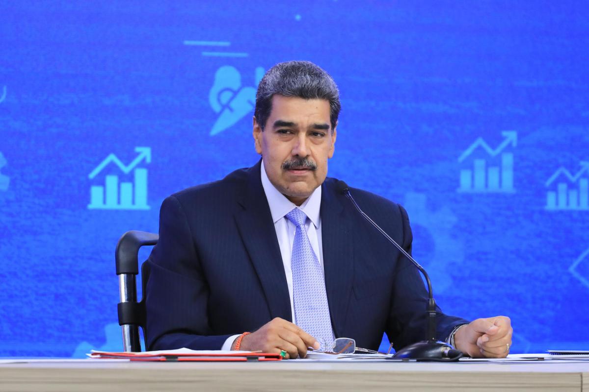 El presidente de Venezuela, Nicolás Maduro, durante un acto de Gobierno, en Caracas.