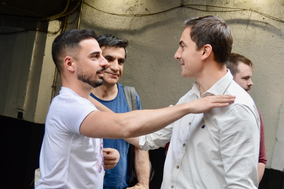 Santi Rivero y Juan Lobato.