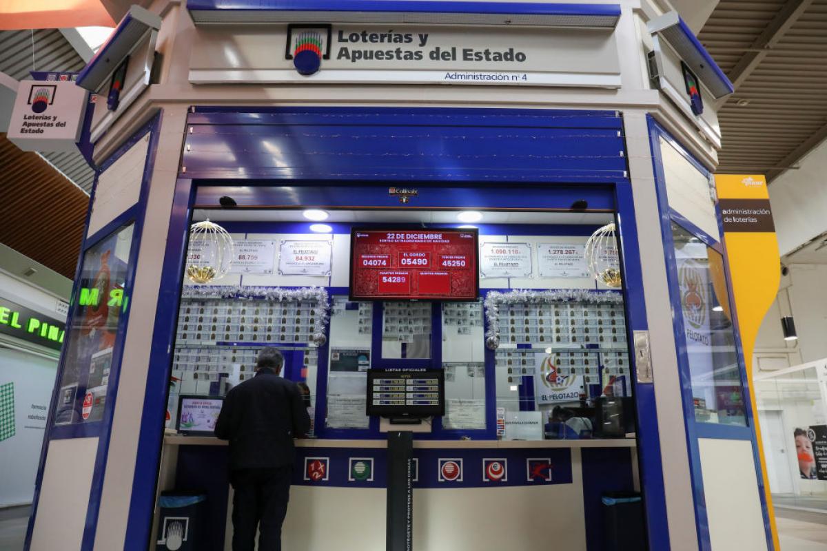 Imagen de archivo de una Administración de Lotería, ubicada en Las Rozas.