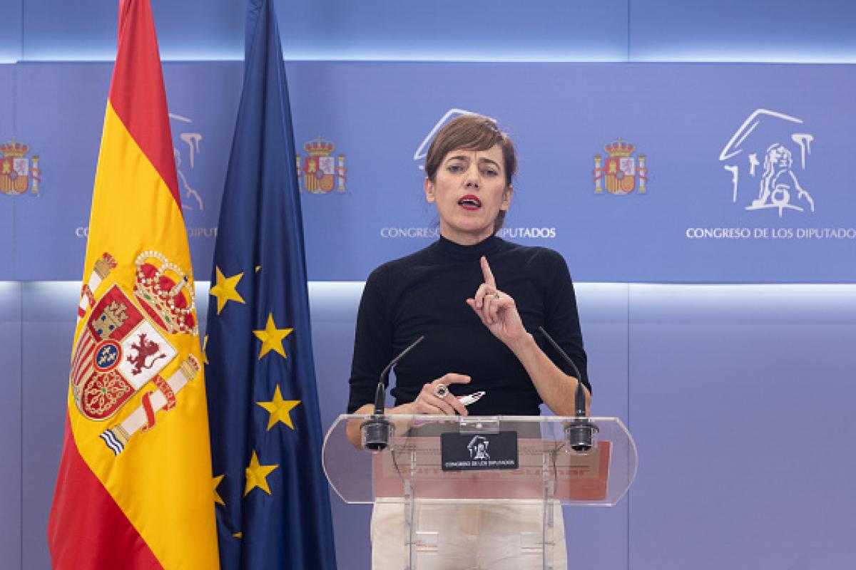 La portavoz de Sumar en el Congreso, Marta Lois, en una imagen de archivo.