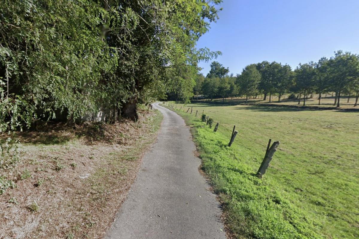 Camino rural en el que fue localizada la mujer, inconsciente y semidesnuda