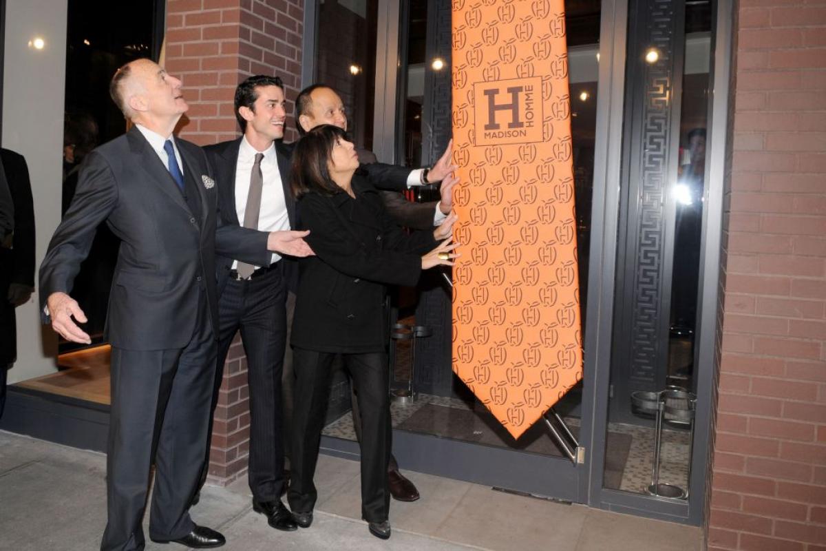 Apertura de una tienda de Hermés en Nueva York.
