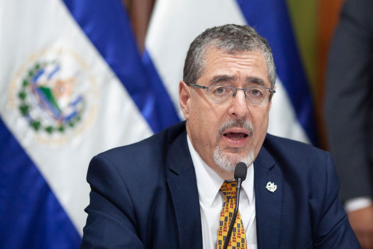 El Presidente electo de Guatemala, Bernardo Arévalo, después de las elecciones.