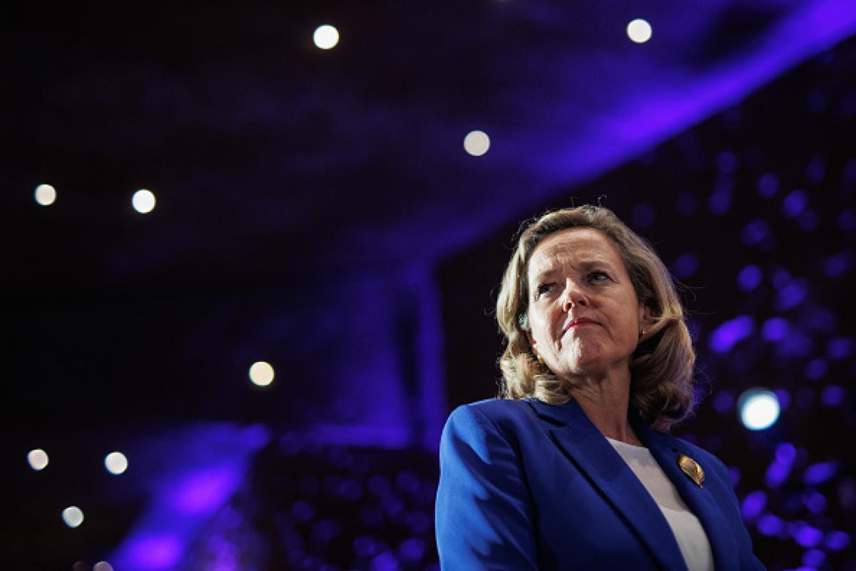 La vicepresidenta primera y ministra de Asuntos Económicos, Nadia Calviño, en una imagen de archivo.