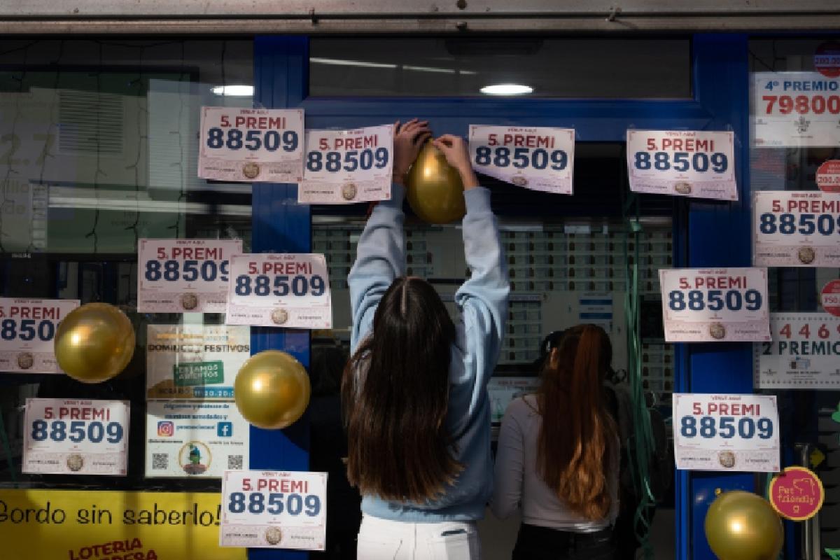 Administración donde se repartió premios de la Lotería de Navidad de ediciones anteriores