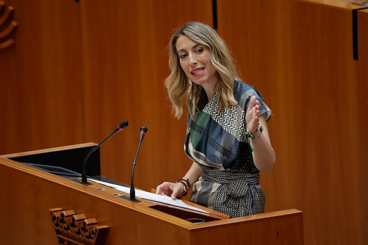 La presidenta extremeña, la popular María Guardiola, en una imagen de archivo.