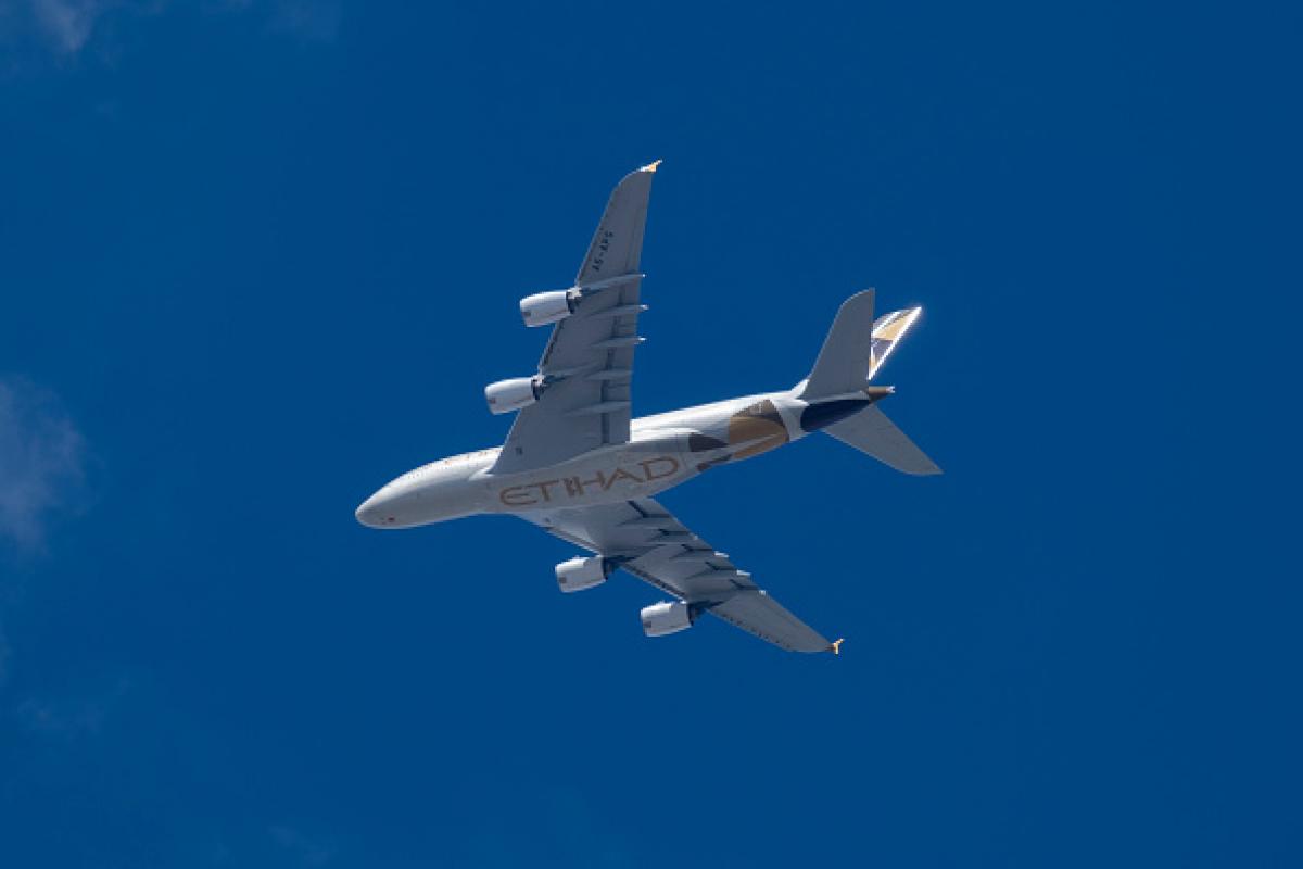 Imagen de archivo de un Airbus A380-861.