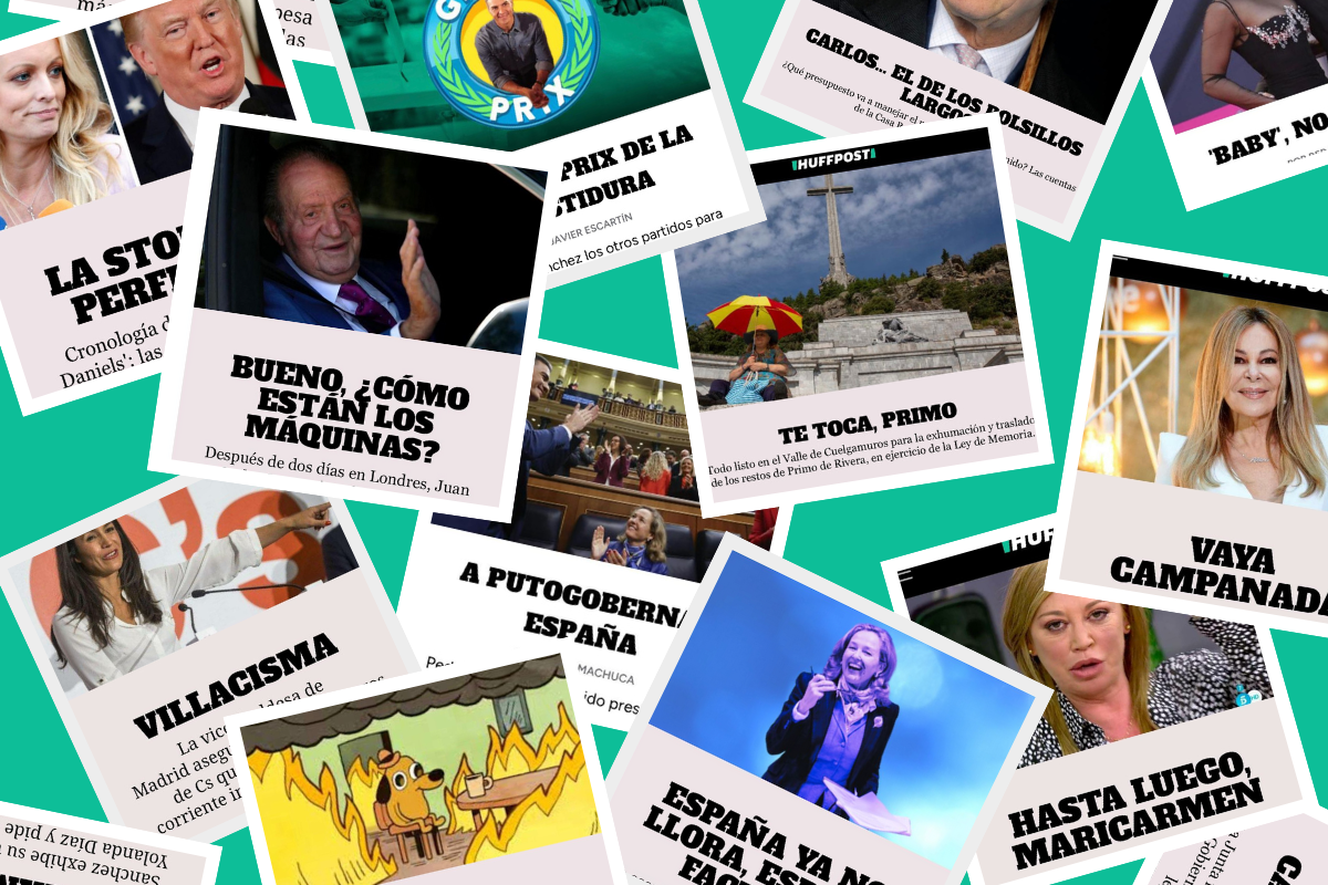 Las portadas de 'El HuffPost' en 2023.