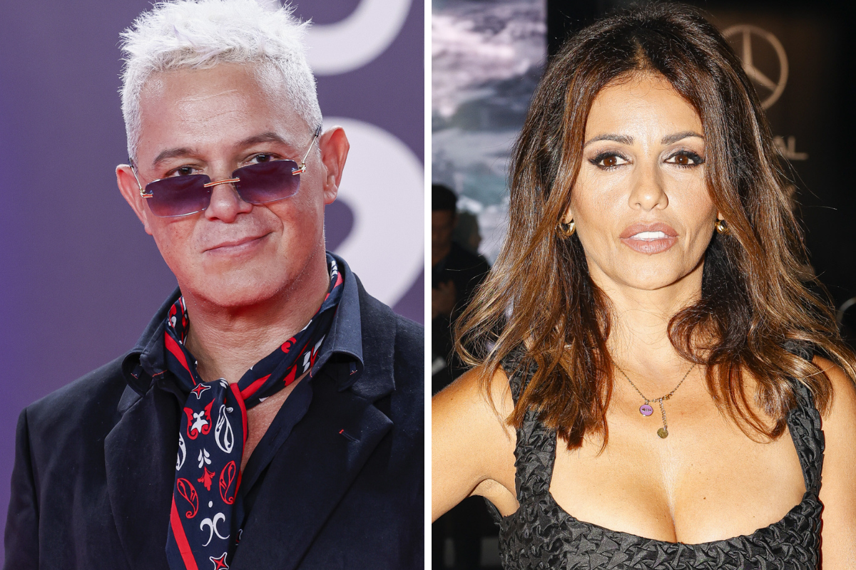 Alejandro Sanz y Mónica Cruz.