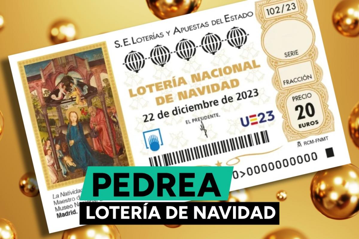 Pedrea de la Lotería de Navidad 2023