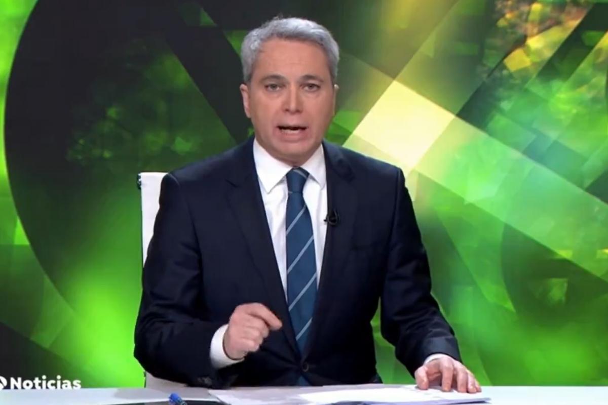 Vicente Vallés en el informativo de este viernes.