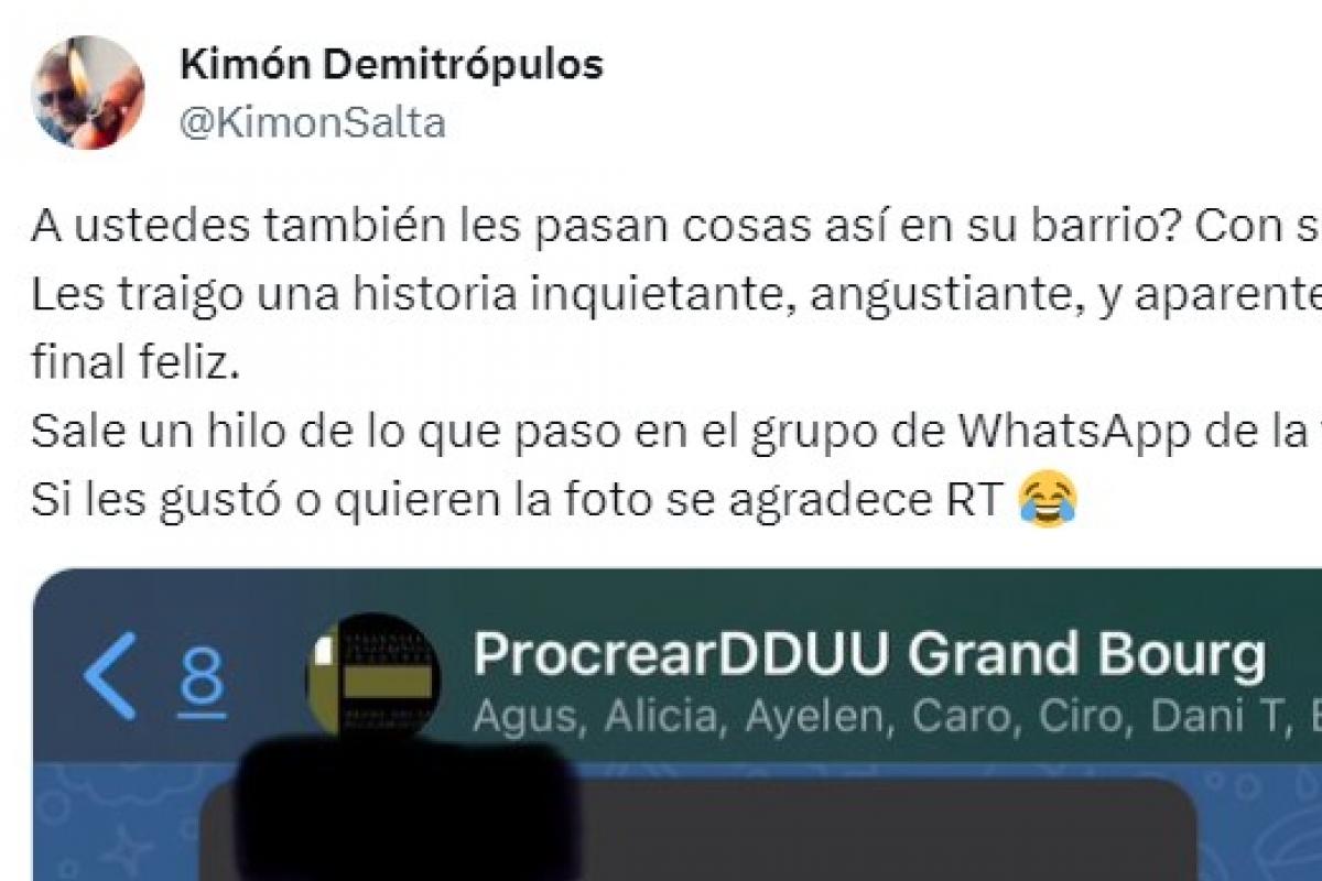 El mensaje de @kimonsalta