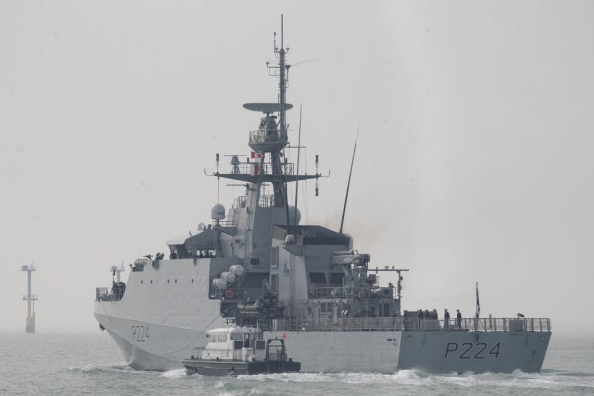 Un buque HMS Trent, en una imagen de archivo