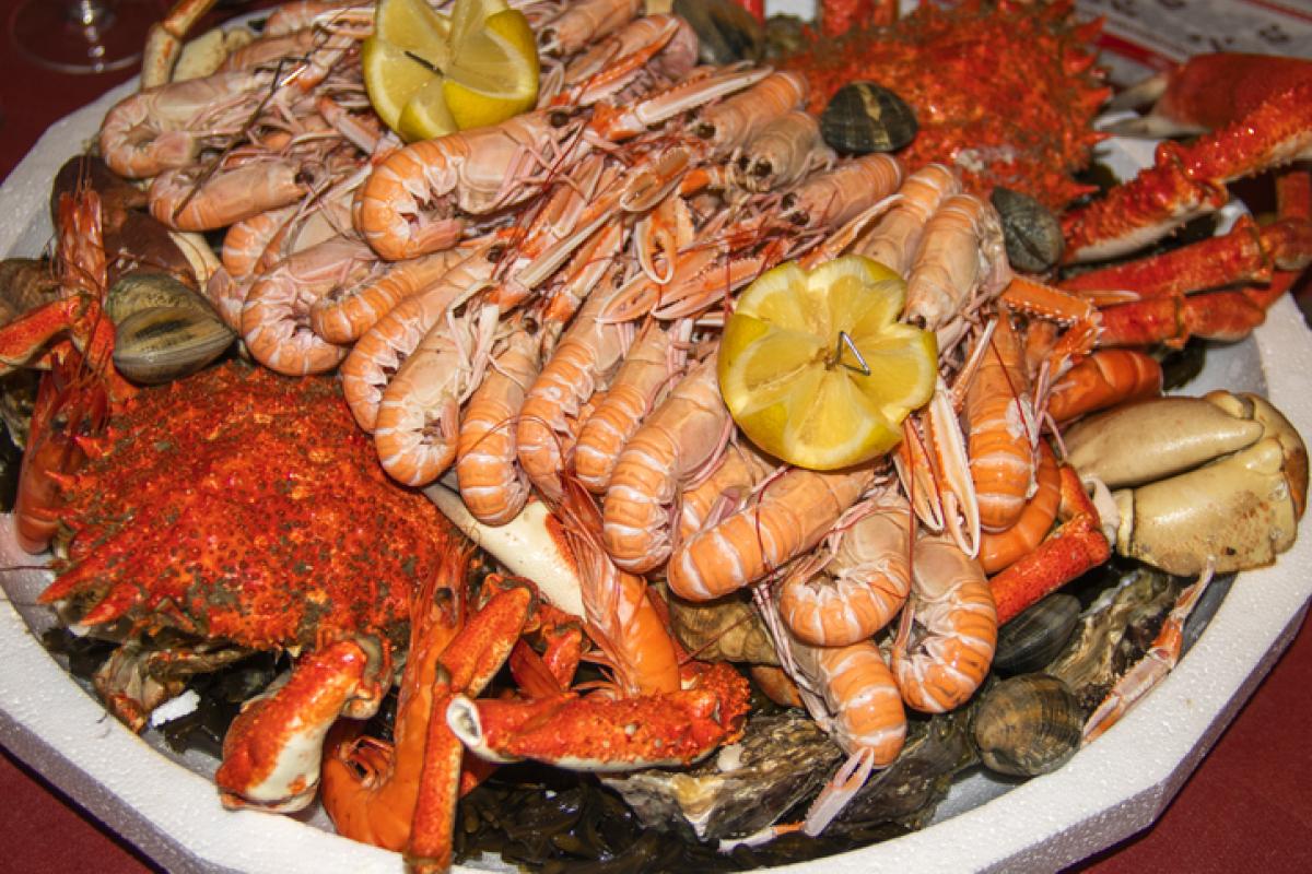 Imagen de archivo de una mariscada.