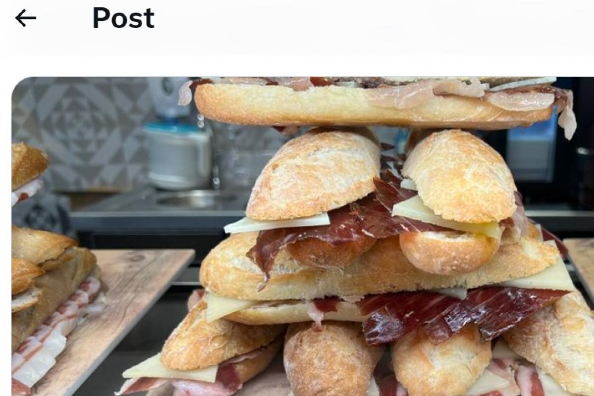 Los bocadillos que el periodista @paconadal ha visto en un aeropuerto