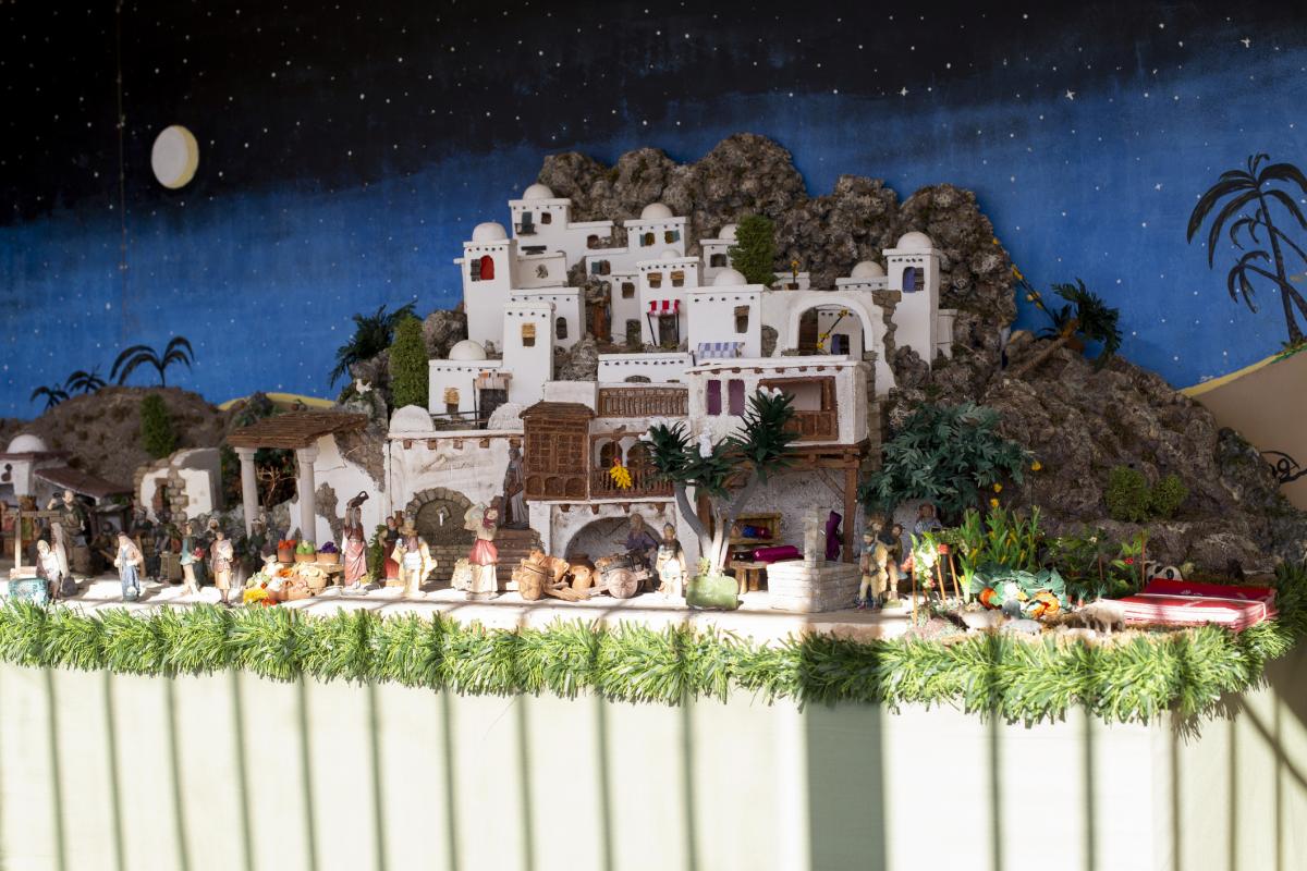 Foto de archivo de un belén.