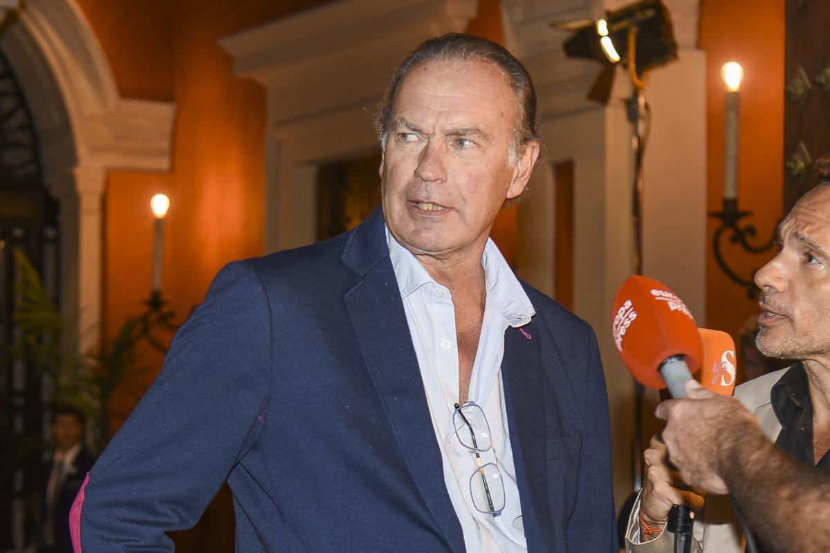 Bertín Osborne en un acto solidario hace unos días en Sevilla.