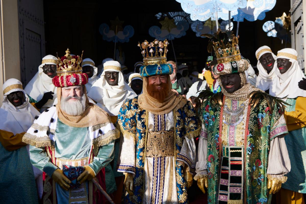 Cabalgata de los Reyes Magos en Sevilla.