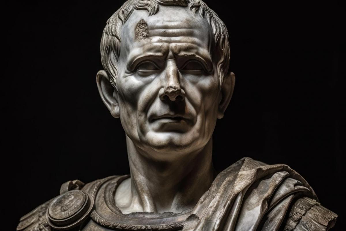 Busto de Julio César (imagen conceptual)