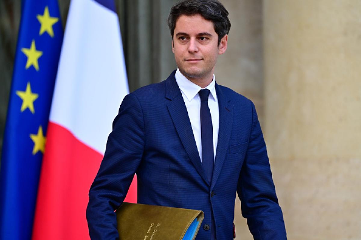 El exministro de Educación y recién nombrado primer ministro galo, Gabriel Attal, en una imagen de archivo.