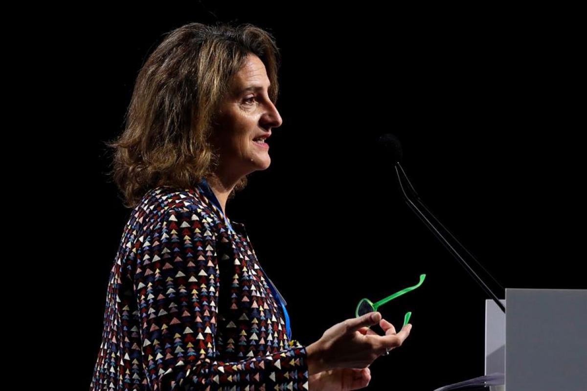 La vicepresidenta tercera y ministra de Transición Ecológica, Teresa Ribera, en una imagen de archivo.
