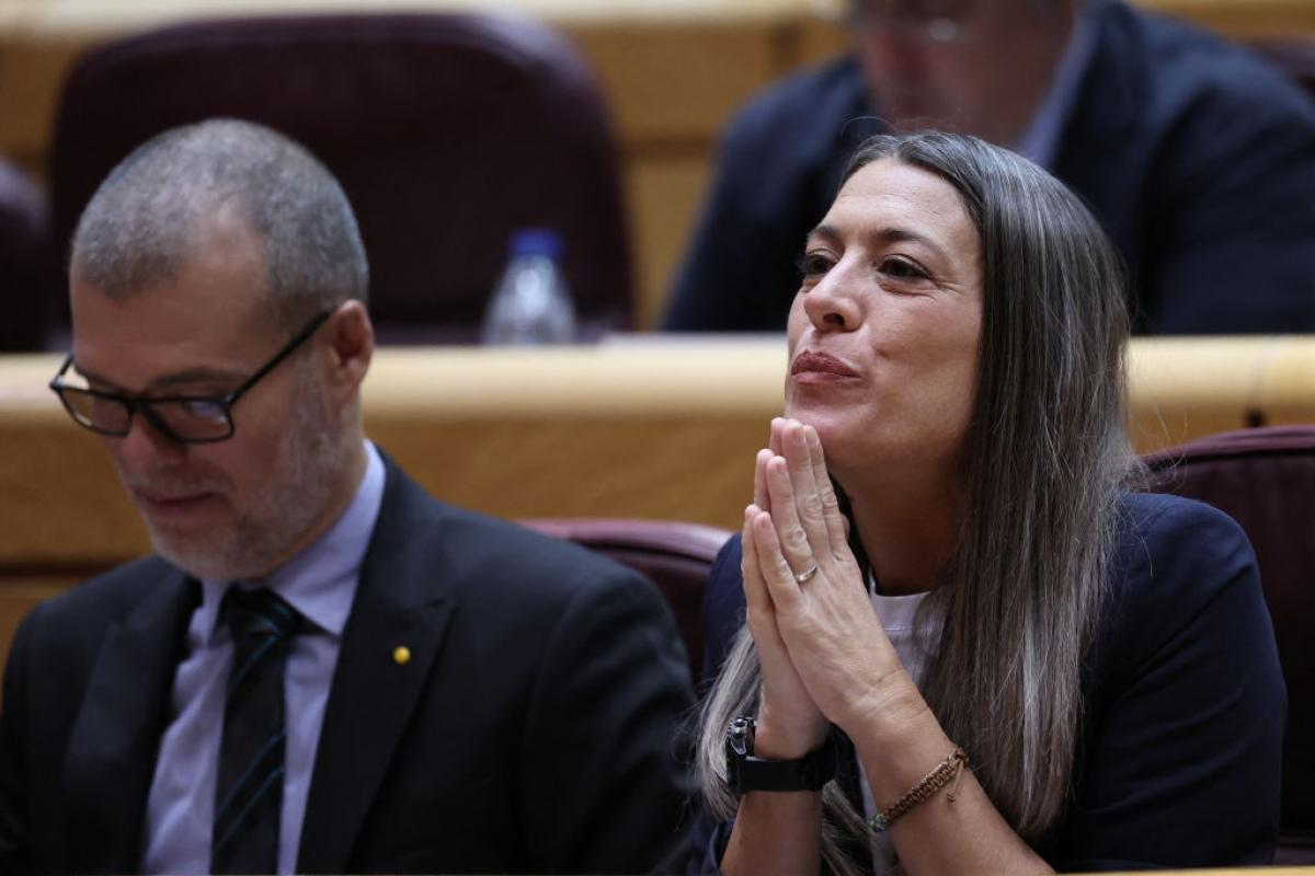 Miriam Nogueras, este miércoles en el Senado (por las obras en el Congreso)