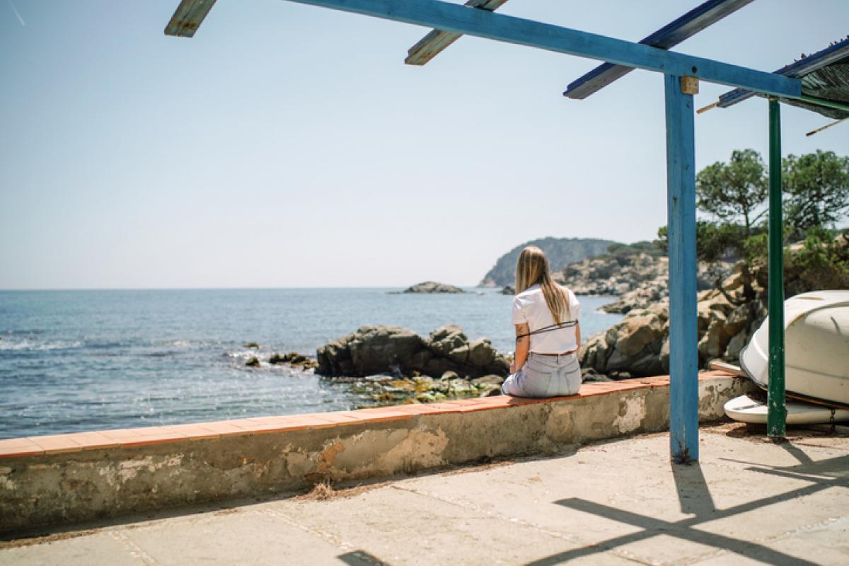 Vista de la costa desde Calafell (Tarragona), en una imagen de archivo.