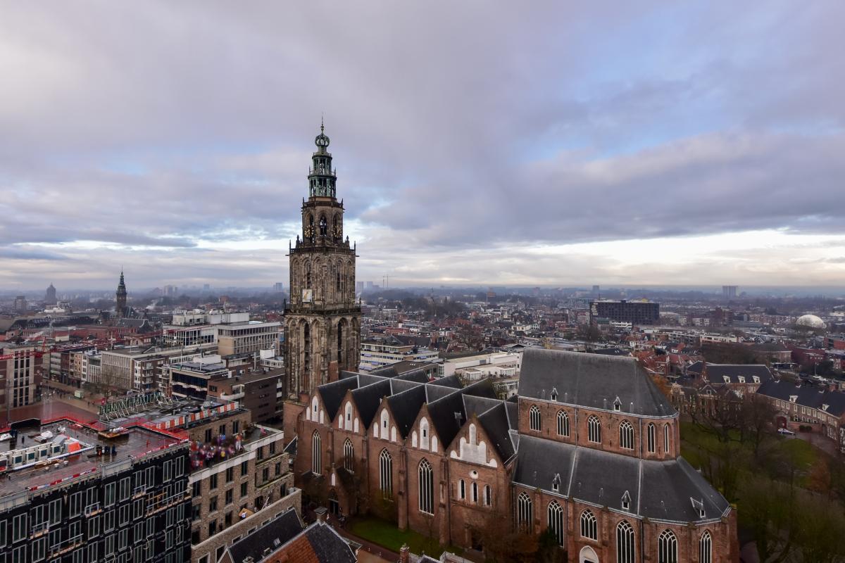 La ciudad Groningen, en Países Bajos.