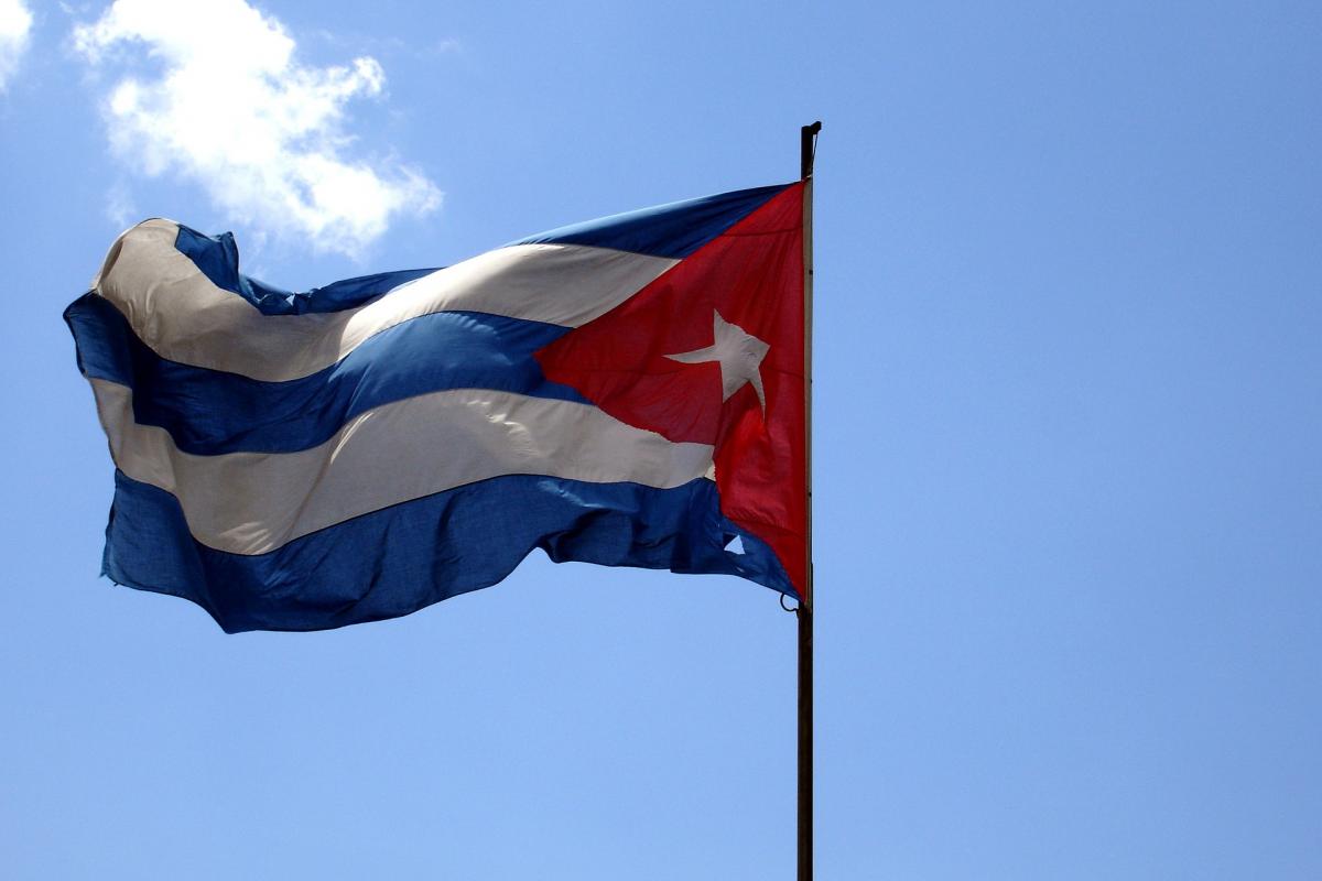 Una bandera de Cuba