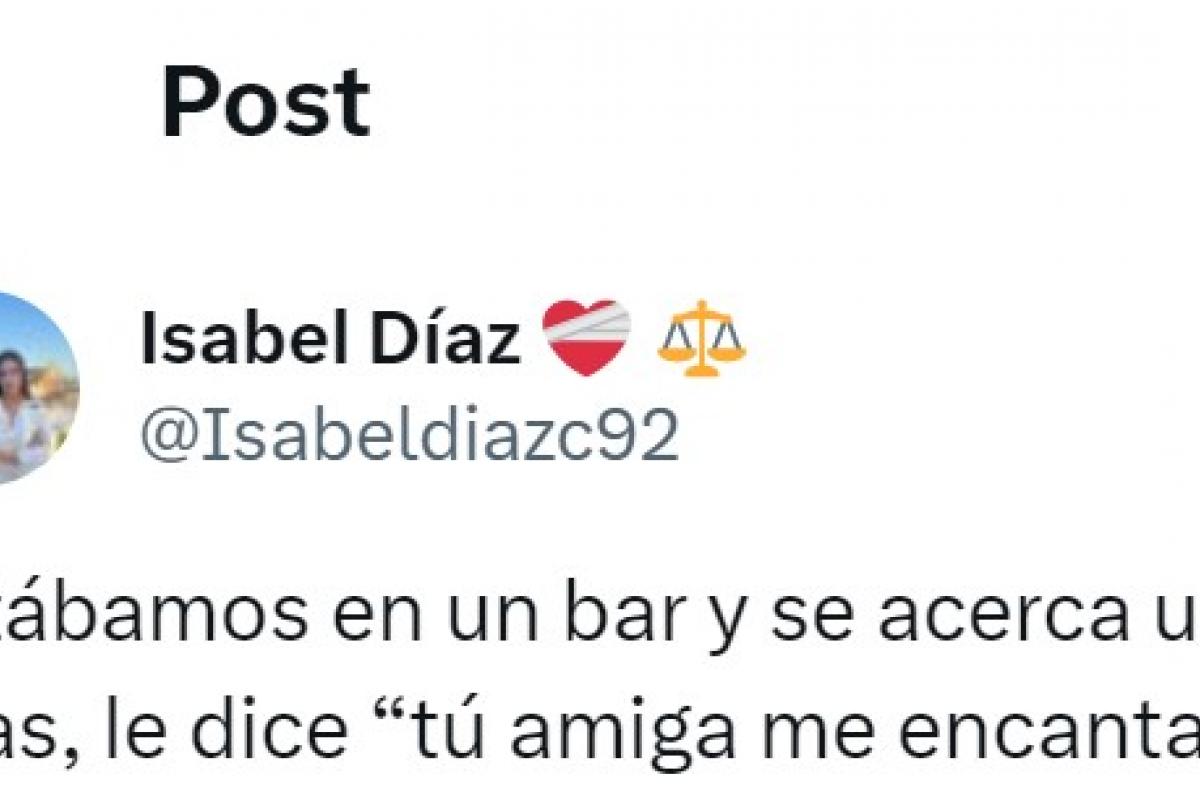 El tuit de @isabeldiazcr92